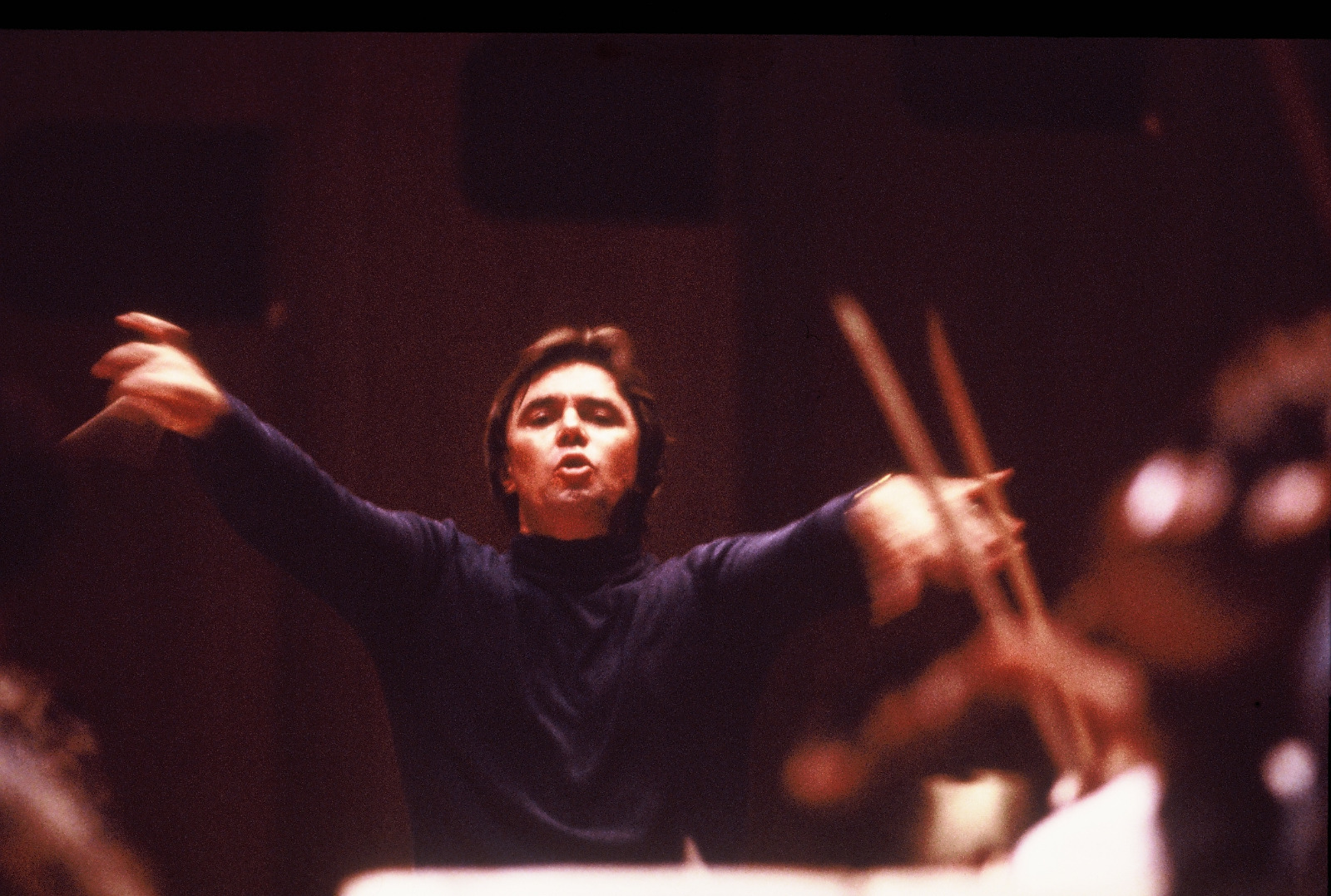 Paul conducting London's Royal Philharmonic Orchestra