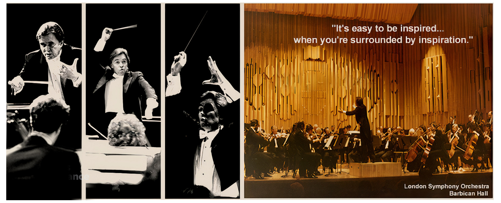 Paul conducting London's Royal Philharmonic Orchestra