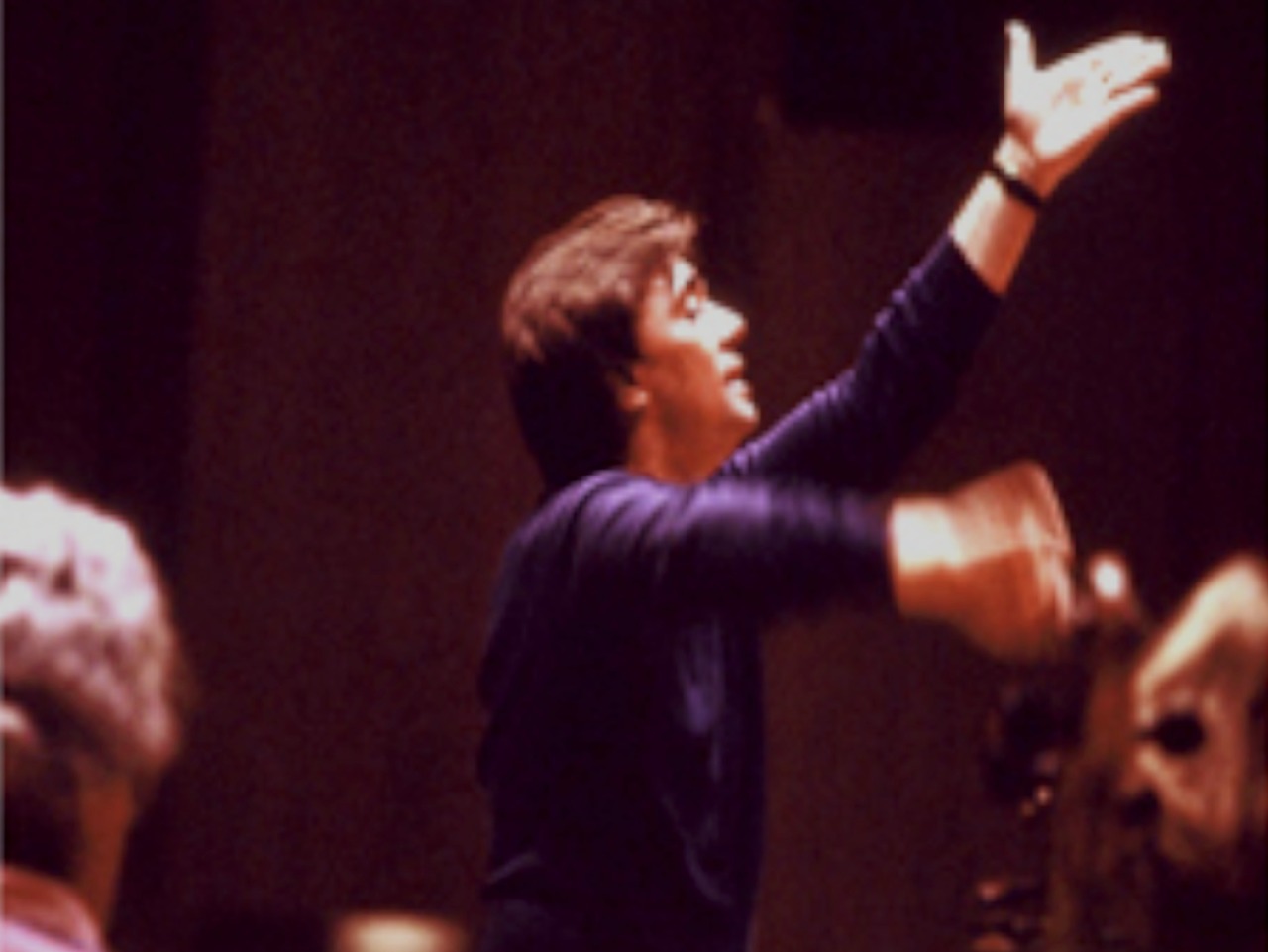 Paul conducting London's Royal Philharmonic Orchestra