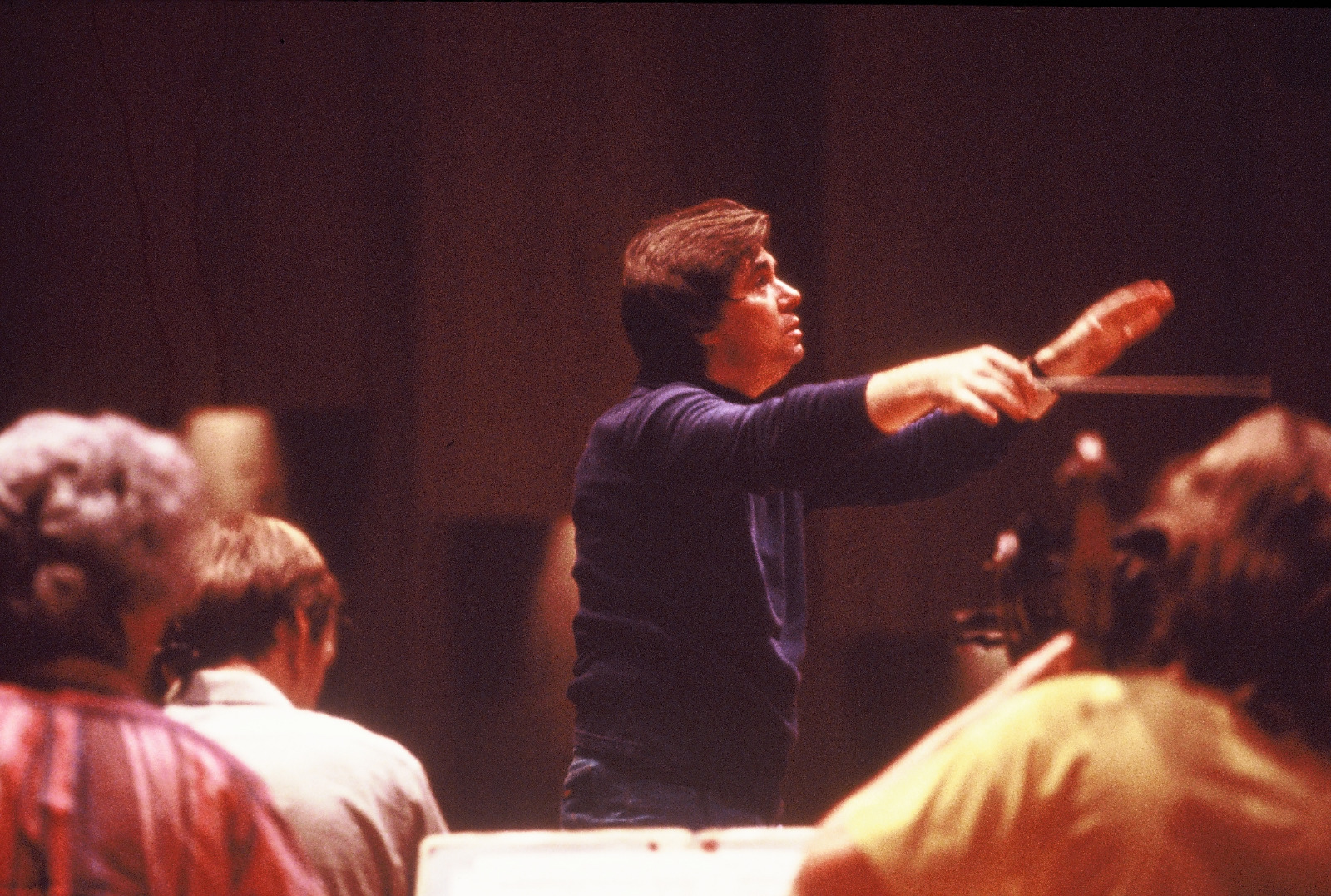 Paul conducting London's Royal Philharmonic Orchestra