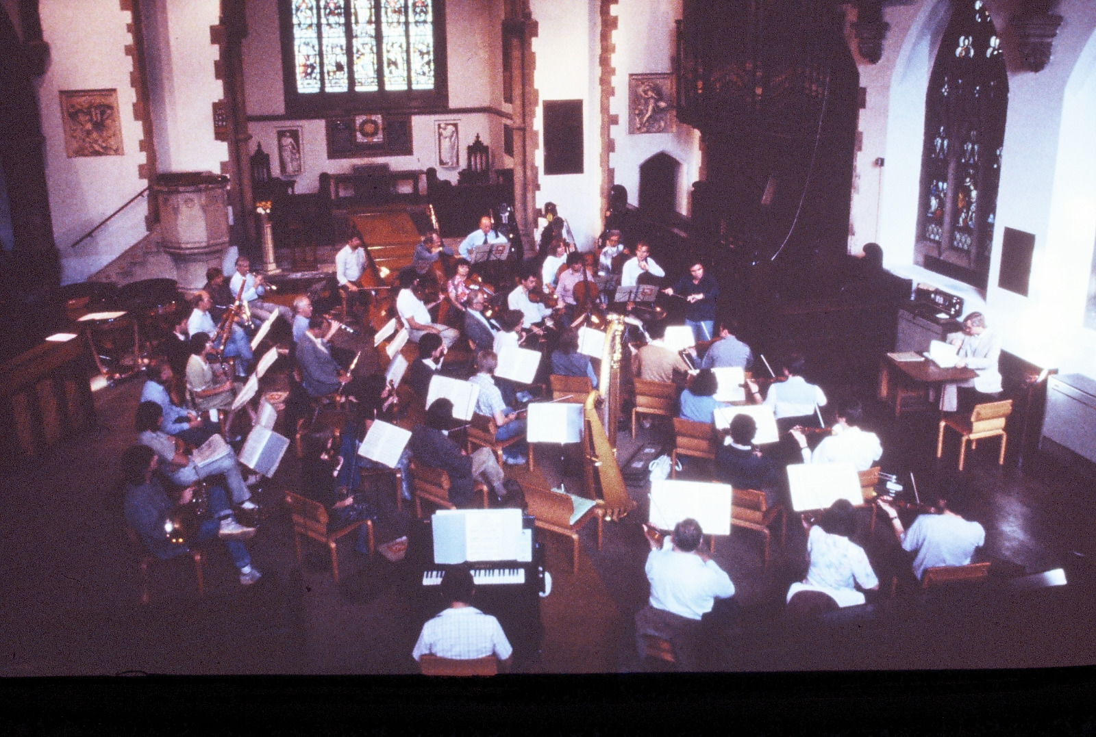 Paul conducting London's Royal Philharmonic Orchestra