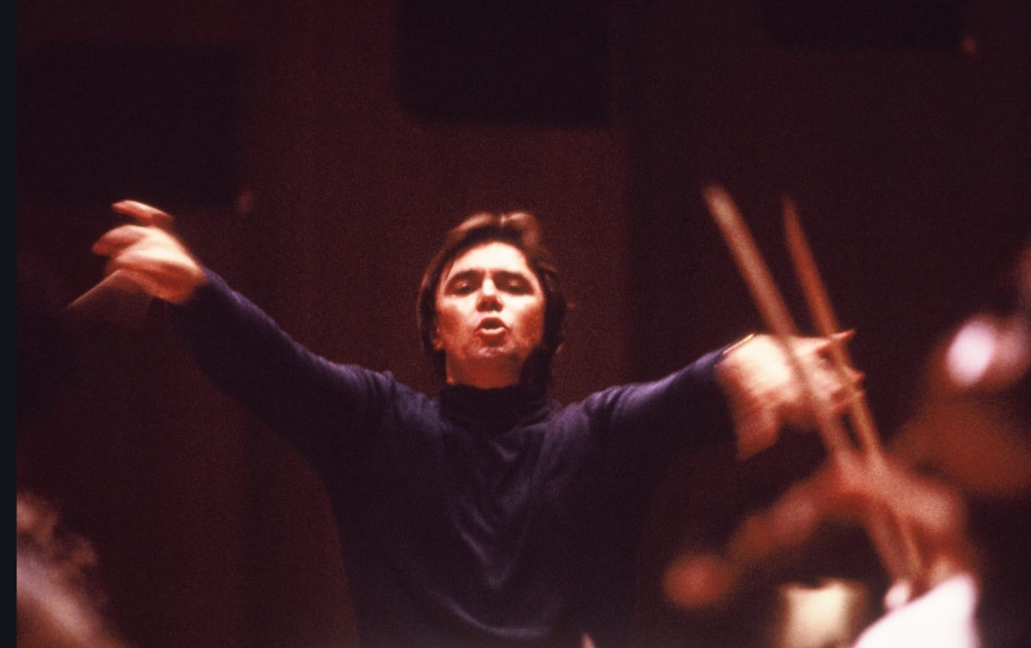 Paul conducting London's Royal Philharmonic Orchestra